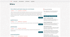 Desktop Screenshot of billbarron.com